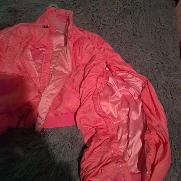 Azalea Wang Women's Pink Puffer Coat - Picture 2 of 5